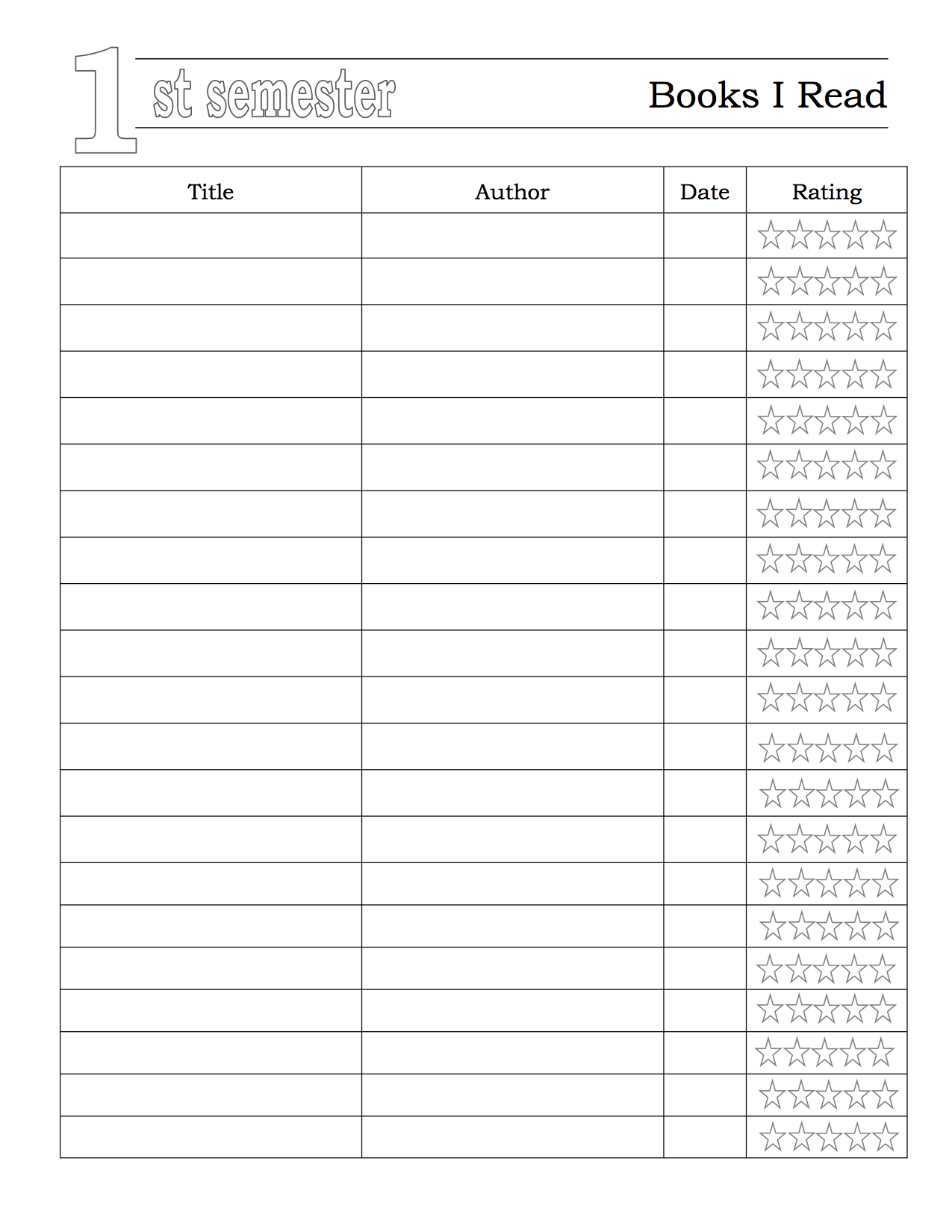 homeschool book log