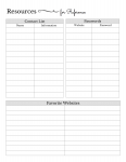 Home Schooling Study Record Template